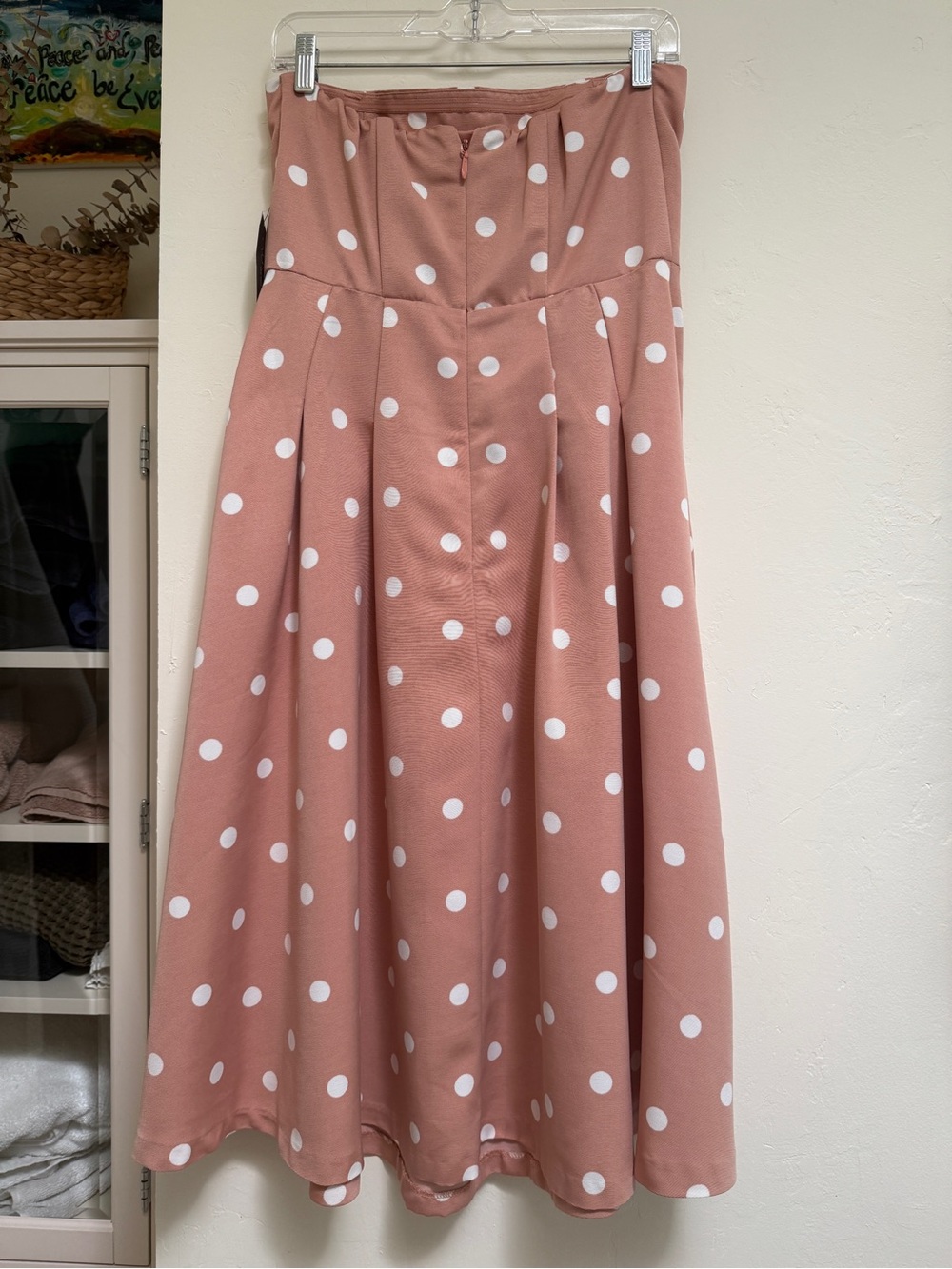 NEW YORK & COMPANY Eva Mendes Del Mar Dress in Honey Puff Sz 8 NWT - Picture 3 of 15